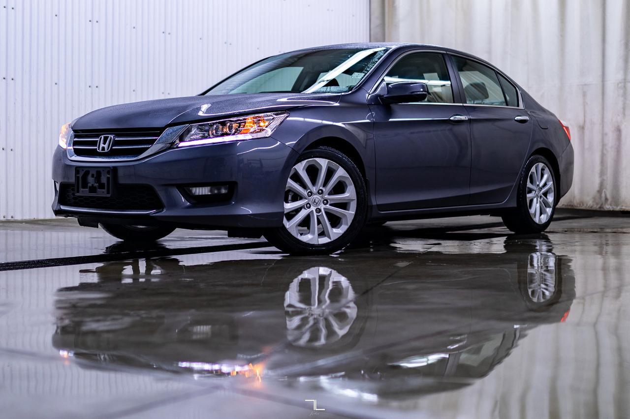 2014 Honda Accord Sedan Touring Manual Leather Roof Nav BCam Red Deer AB