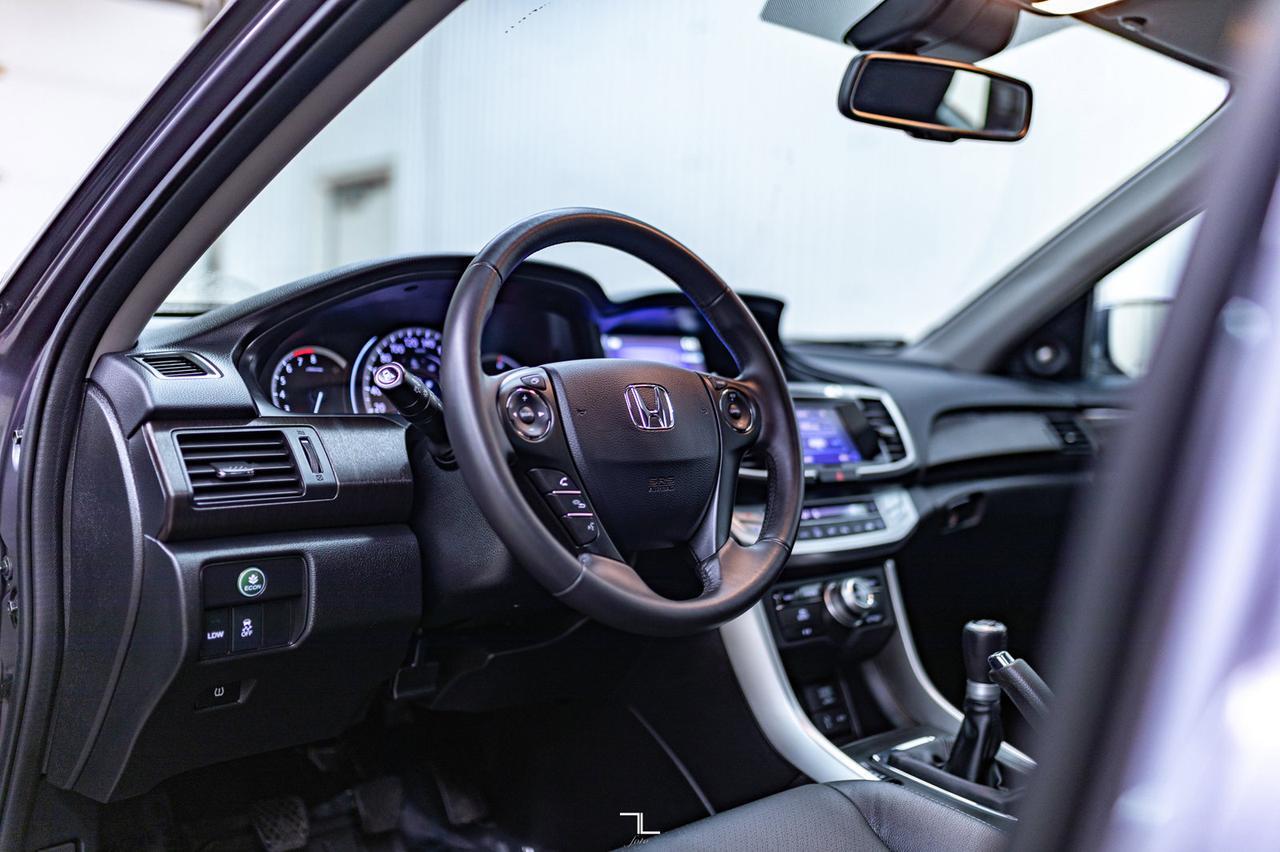 2014 Honda Accord Sedan Touring Manual Leather Roof Nav BCam Red Deer AB