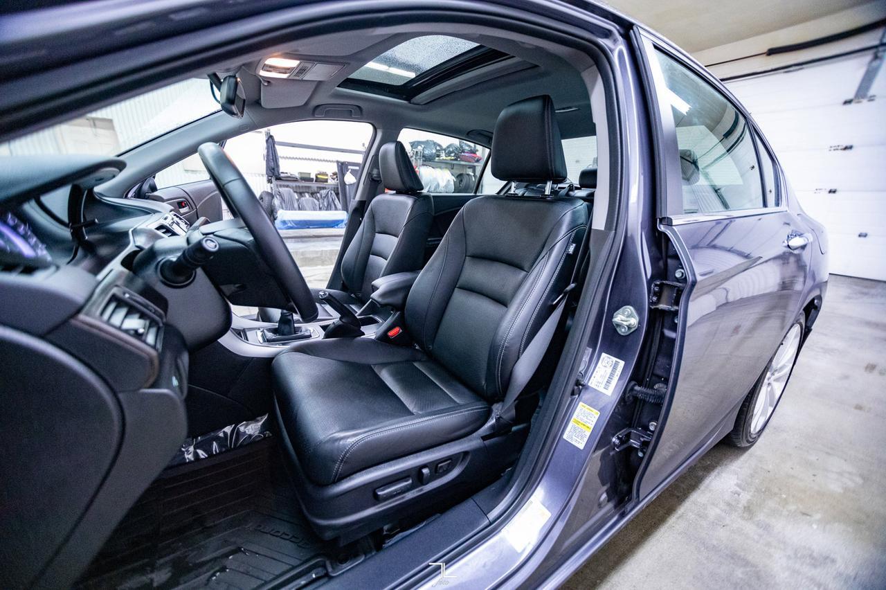 2014 Honda Accord Sedan Touring Manual Leather Roof Nav BCam Red Deer AB