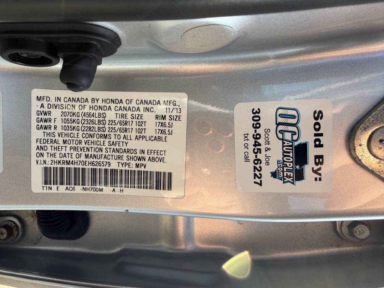 2014 Honda CR-V EX L w/Navi AWD 4dr SUV Eldridge IA