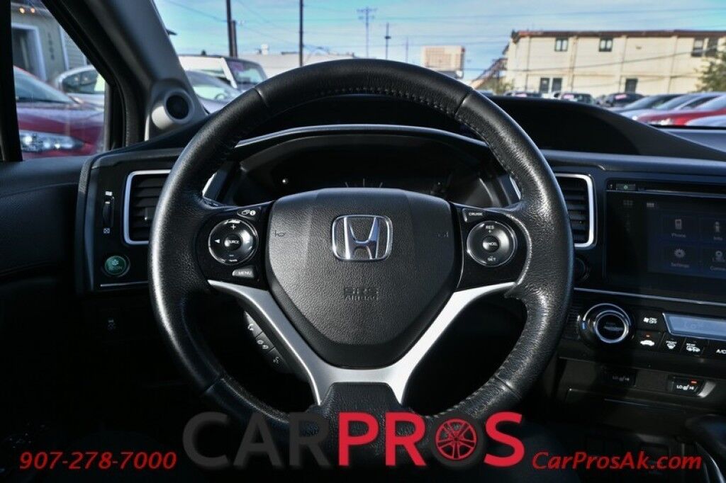 2014 Honda Civic Sedan EX-L - 1.8L - Automatic - Push To Start - Heated Front Leather Seats - Bluetooth - Backup Camera - Moonroof Anchorage AK