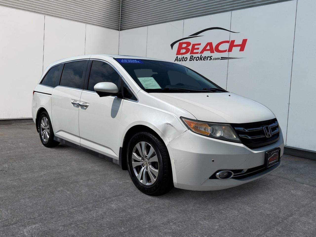 2014 Honda Odyssey EX-L, 3RD ROW, POWER LIFTGATE, BLUETOOTH, BACKUP CAMERA, KEYLESS START, SUNROOF, POWER MIRRORS, COSMETIC ISSUES, RUNS GREAT!!!
