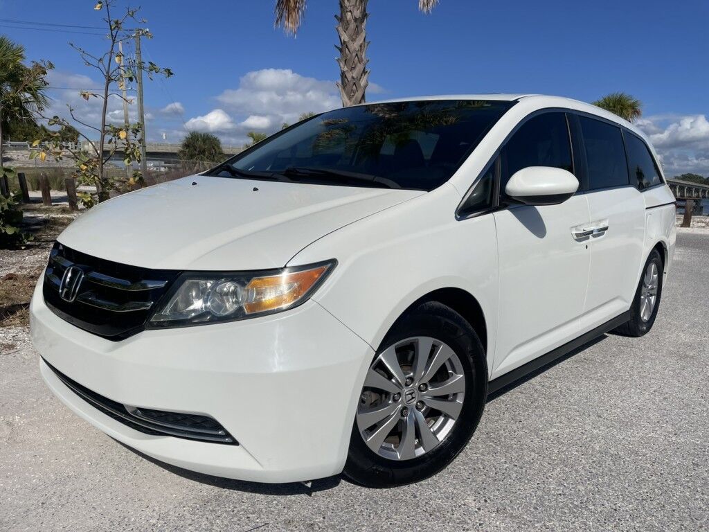 2014 Honda Odyssey EX-L~BLUETOOTH~CRUISE CONTROL~LEATHER TRIMMED SEATS~POWER LIFTGATE~POWER SLINDING DOORS~THIRD ROW SEATING Sarasota FL