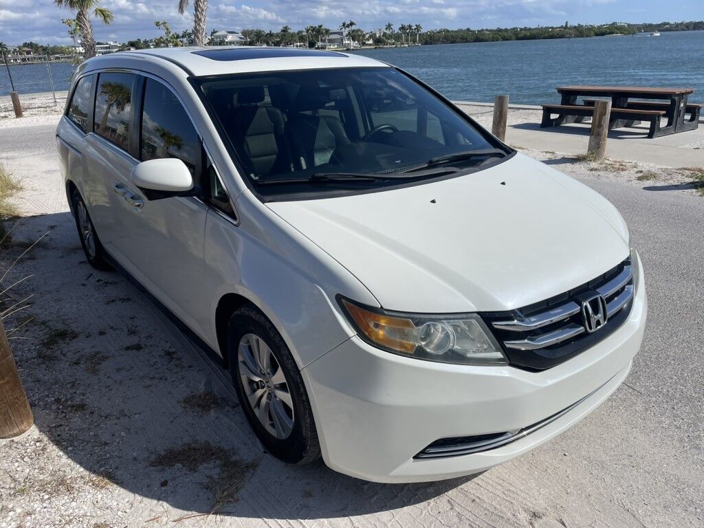 2014 Honda Odyssey EX-L~BLUETOOTH~CRUISE CONTROL~LEATHER TRIMMED SEATS~POWER LIFTGATE~POWER SLINDING DOORS~THIRD ROW SEATING Sarasota FL