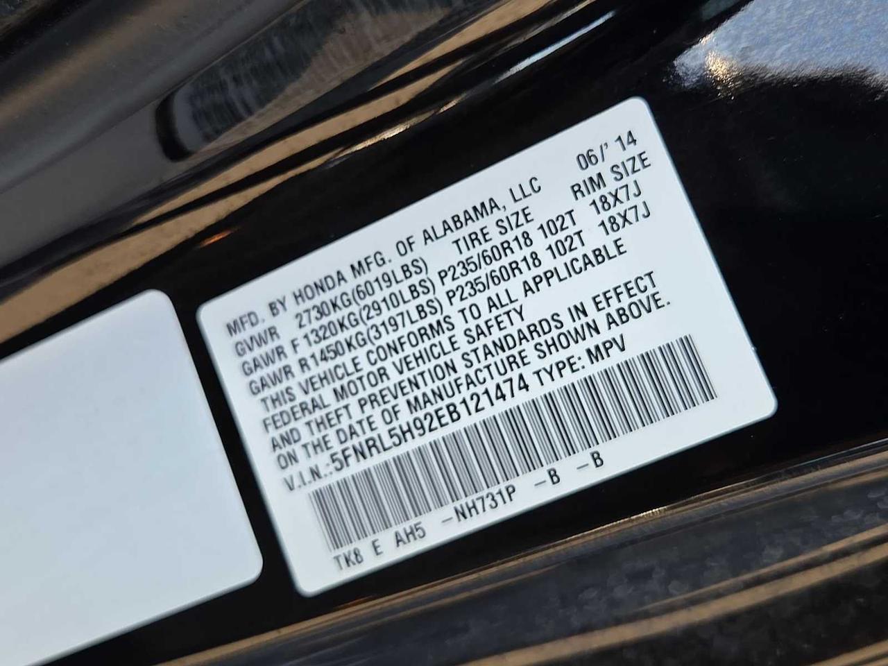 2014 Honda Odyssey Touring Elite Irving TX