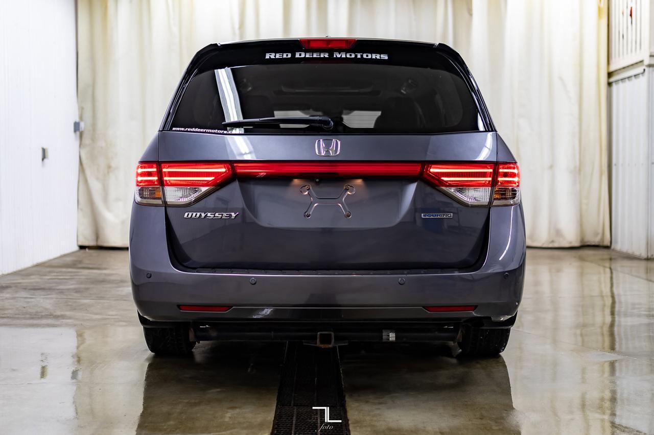 2014 Honda Odyssey Touring Leather Roof Nav DVD Red Deer AB