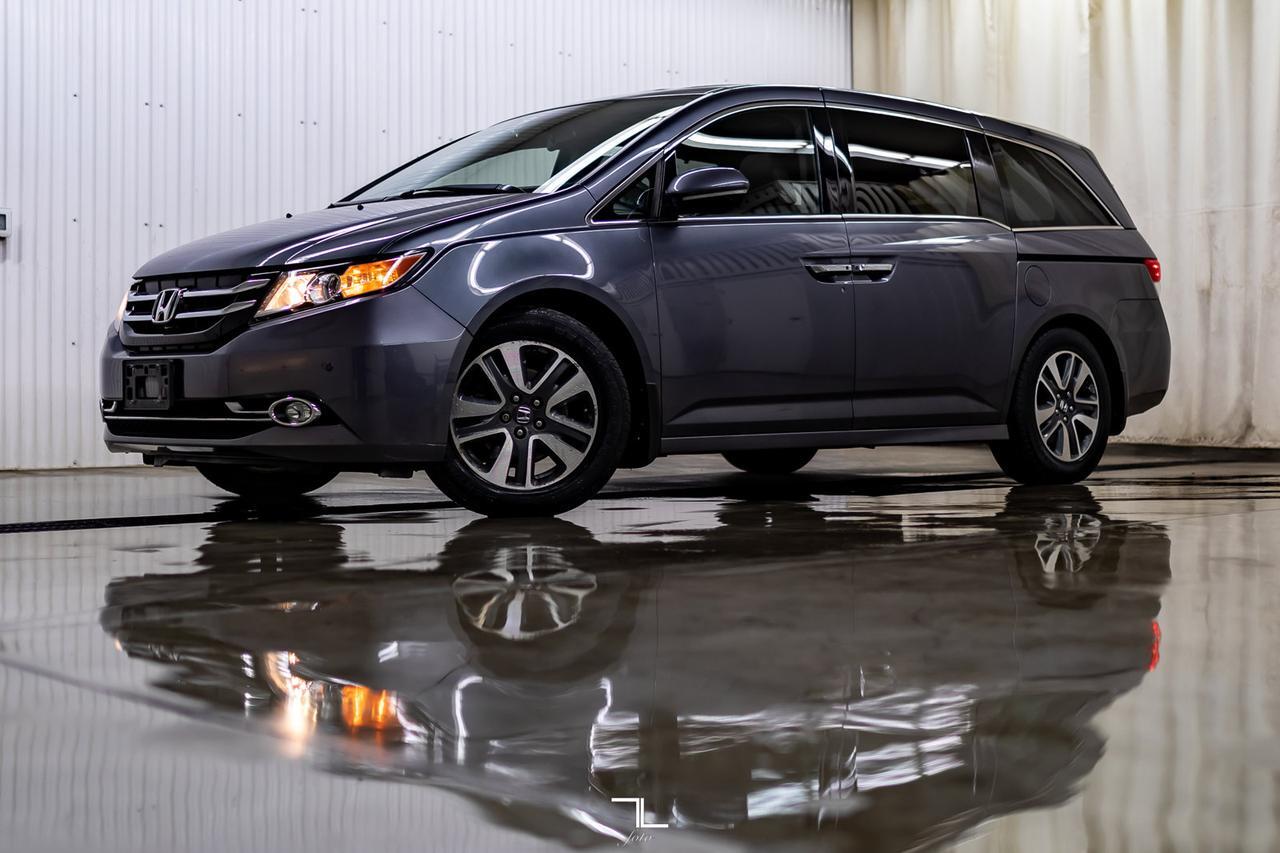 2014 Honda Odyssey Touring Leather Roof Nav DVD Red Deer AB
