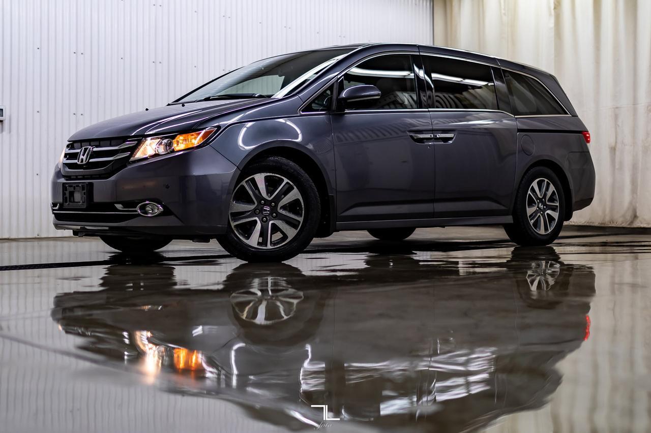 2014 Honda Odyssey Touring Leather Roof Nav DVD Red Deer AB