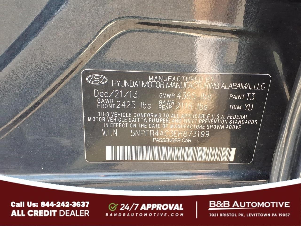 2014 Hyundai SONATA GLS Levittown PA