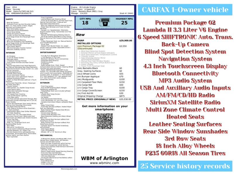 2014 Hyundai Santa Fe GLS