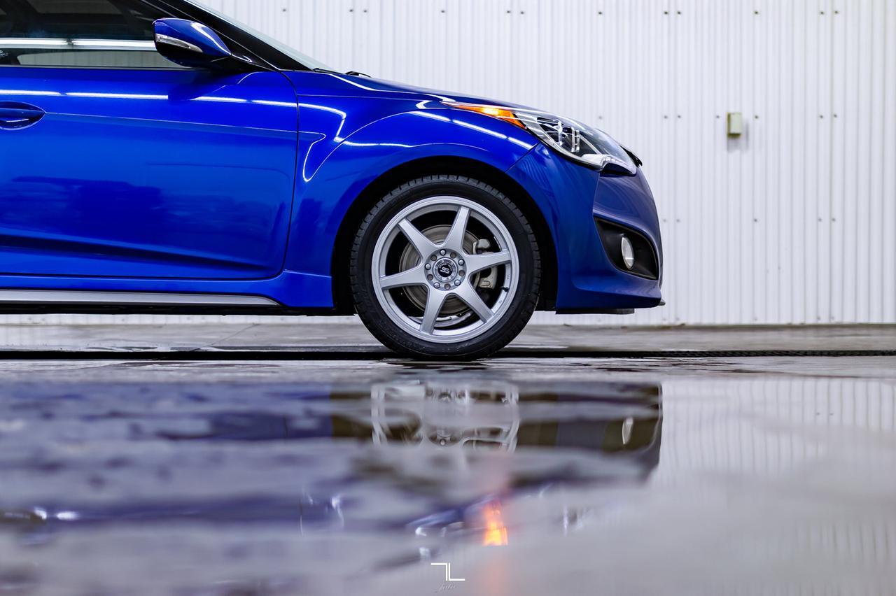 2014 Hyundai Veloster Turbo Leather Roof Nav BCam Red Deer AB