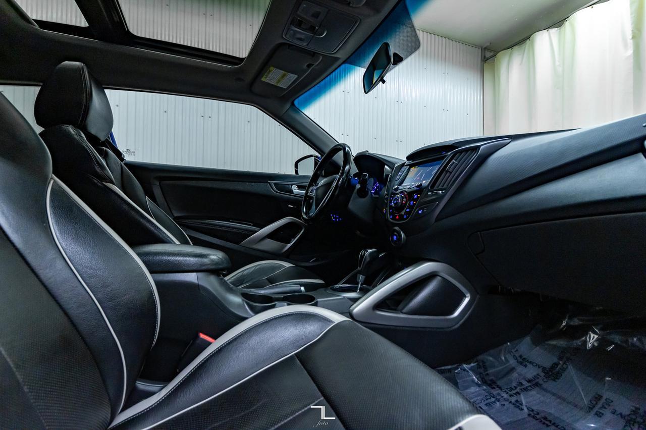 2014 Hyundai Veloster Turbo Leather Roof Nav BCam Red Deer AB