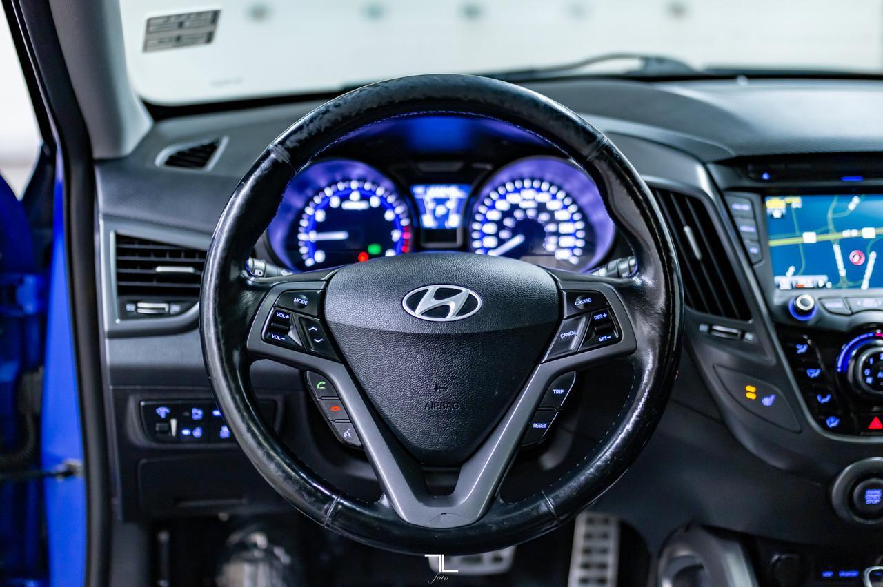 2014 Hyundai Veloster Turbo Leather Roof Nav BCam Red Deer AB