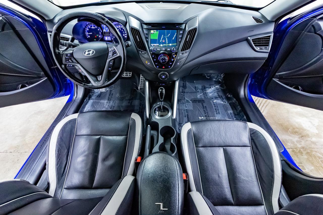 2014 Hyundai Veloster Turbo Leather Roof Nav BCam Red Deer AB