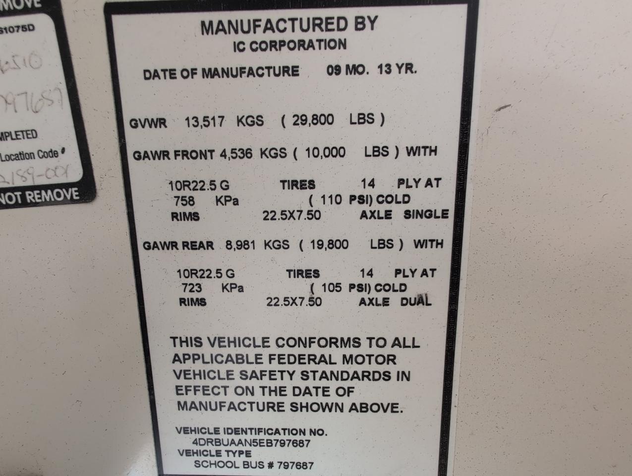 2014 IC INTERNATIONAL CE300 Johnstown NY