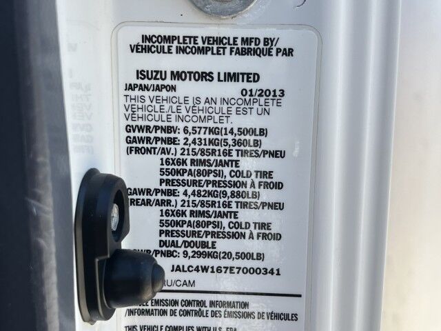2014 Isuzu NPR-HD 16&apos; Dry Box Truck with 2,200 lb Lift Gate Homestead FL