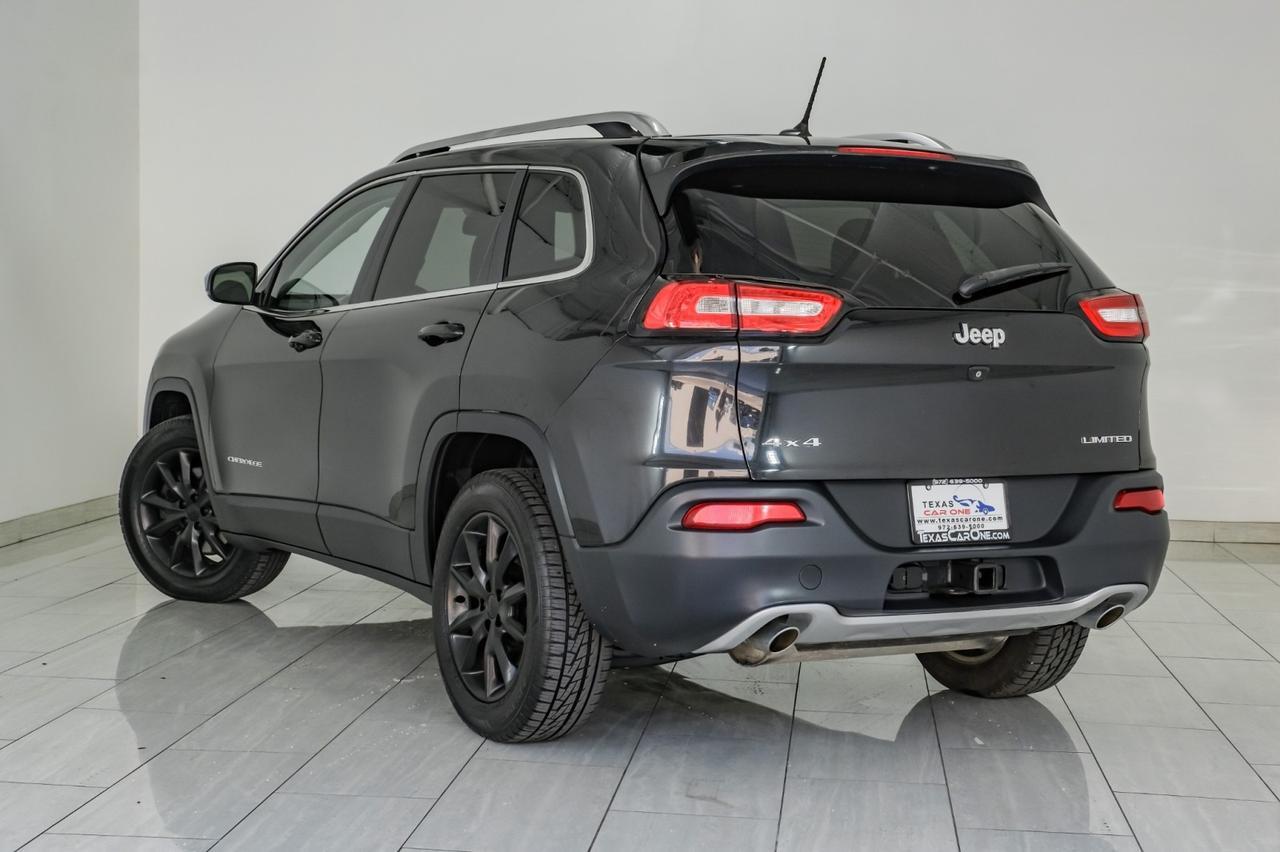 2014 Jeep Cherokee LIMITED 4WD NAVIGATION PANORAMA LEATHER HEATED AND COOLED SEATS REAR CAMERA KEYLESS STRAT Carrollton TX
