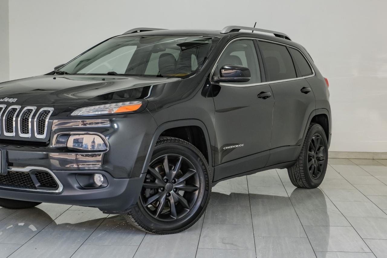 2014 Jeep Cherokee LIMITED 4WD NAVIGATION PANORAMA LEATHER HEATED AND COOLED SEATS REAR CAMERA KEYLESS STRAT Carrollton TX