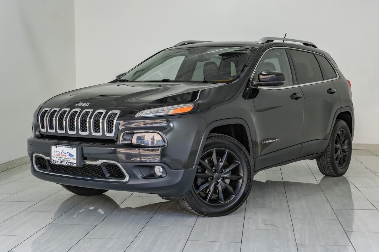 2014 Jeep Cherokee LIMITED 4WD NAVIGATION PANORAMA LEATHER HEATED AND COOLED SEATS REAR CAMERA KEYLESS STRAT Carrollton TX