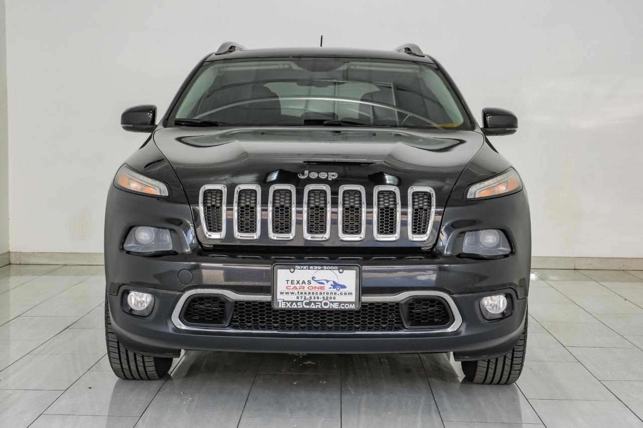 2014 Jeep Cherokee LIMITED 4WD NAVIGATION PANORAMA LEATHER HEATED AND COOLED SEATS REAR CAMERA KEYLESS STRAT Carrollton TX