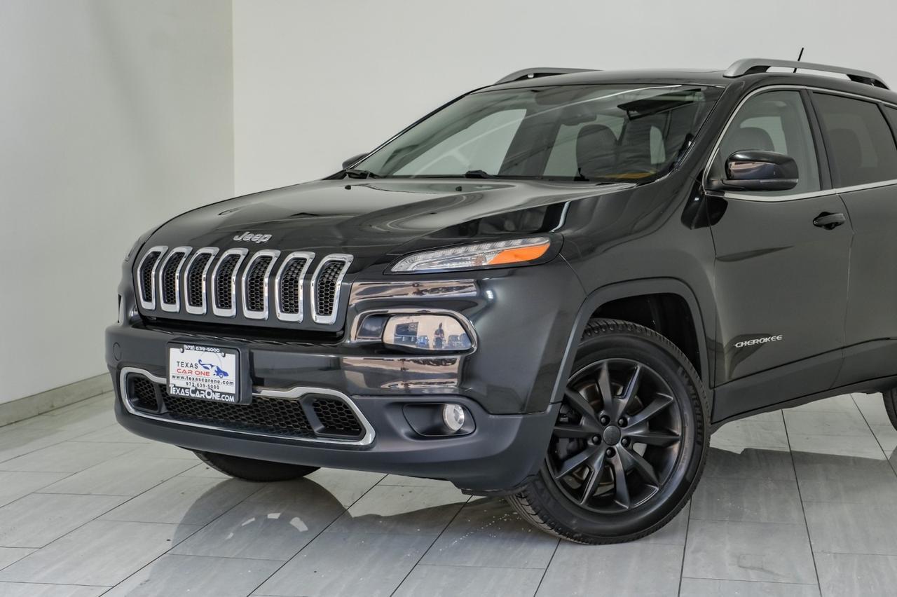 2014 Jeep Cherokee LIMITED 4WD NAVIGATION PANORAMA LEATHER HEATED AND COOLED SEATS REAR CAMERA KEYLESS STRAT Carrollton TX