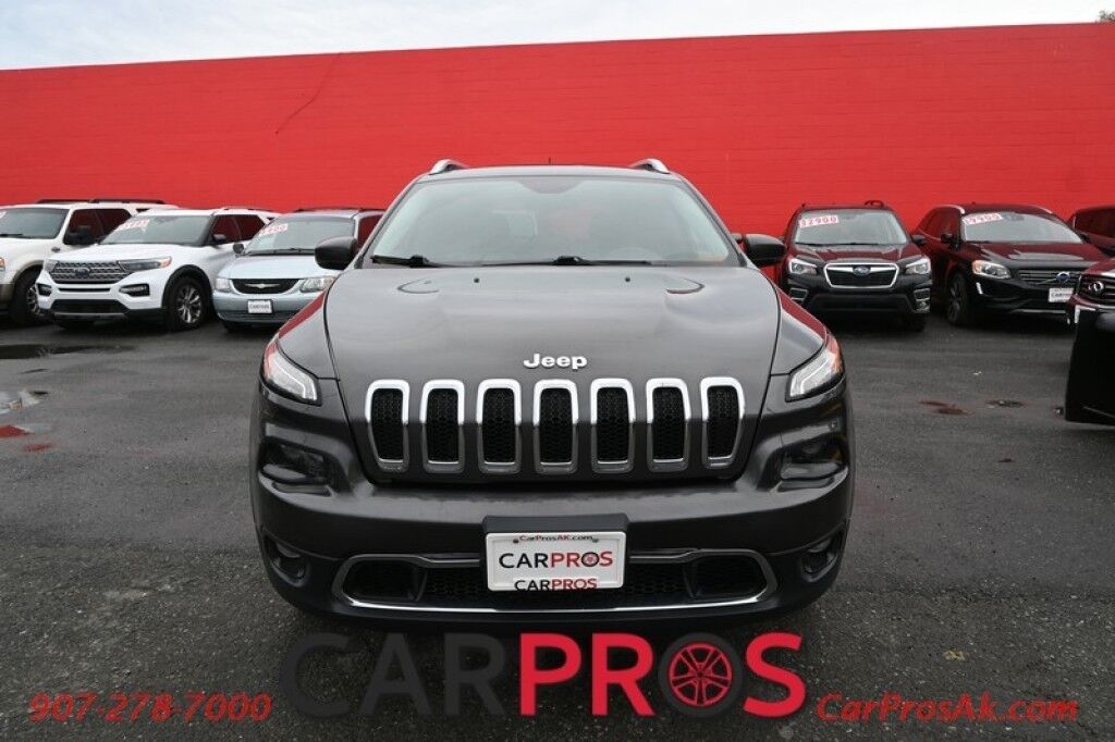 2014 Jeep Cherokee Limited - 3.2L V6 - 4X4 - Remote Start - Front Heated Leather Seats - Heated Steering Wheel - Bluetooth - Navigation - Backup Camera - Panoramic Sunroof - Tow Package Anchorage AK