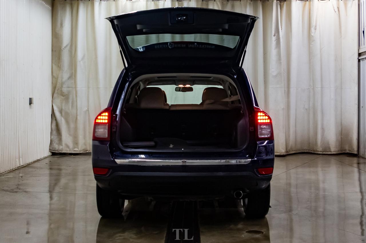 2014 Jeep Compass 4x4 Limited Leather Roof Nav BCam Red Deer AB