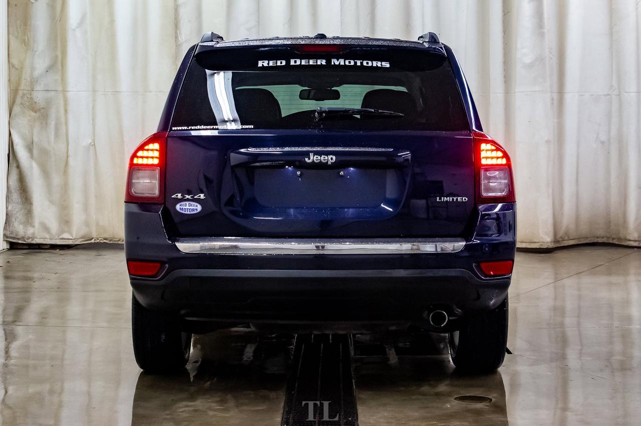 2014 Jeep Compass 4x4 Limited Leather Roof Nav BCam Red Deer AB