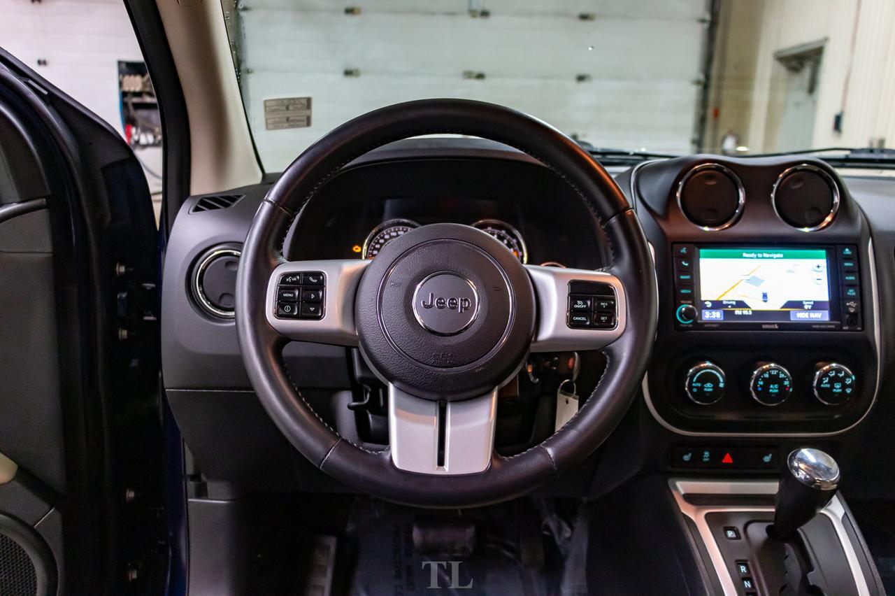 2014 Jeep Compass 4x4 Limited Leather Roof Nav BCam Red Deer AB