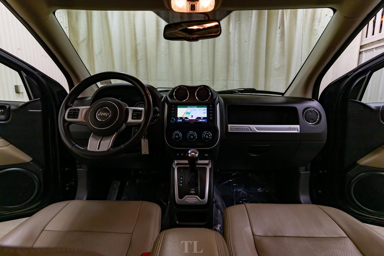 2014 Jeep Compass 4x4 Limited Leather Roof Nav BCam Red Deer AB
