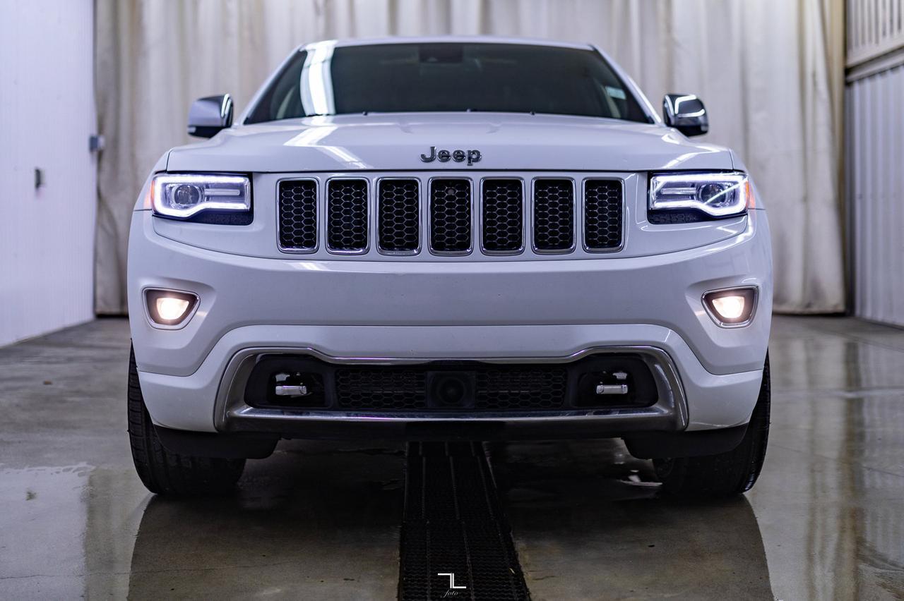2014 Jeep Grand Cherokee 4x4 Overland HEMI Leather Roof Nav BCam Red Deer AB