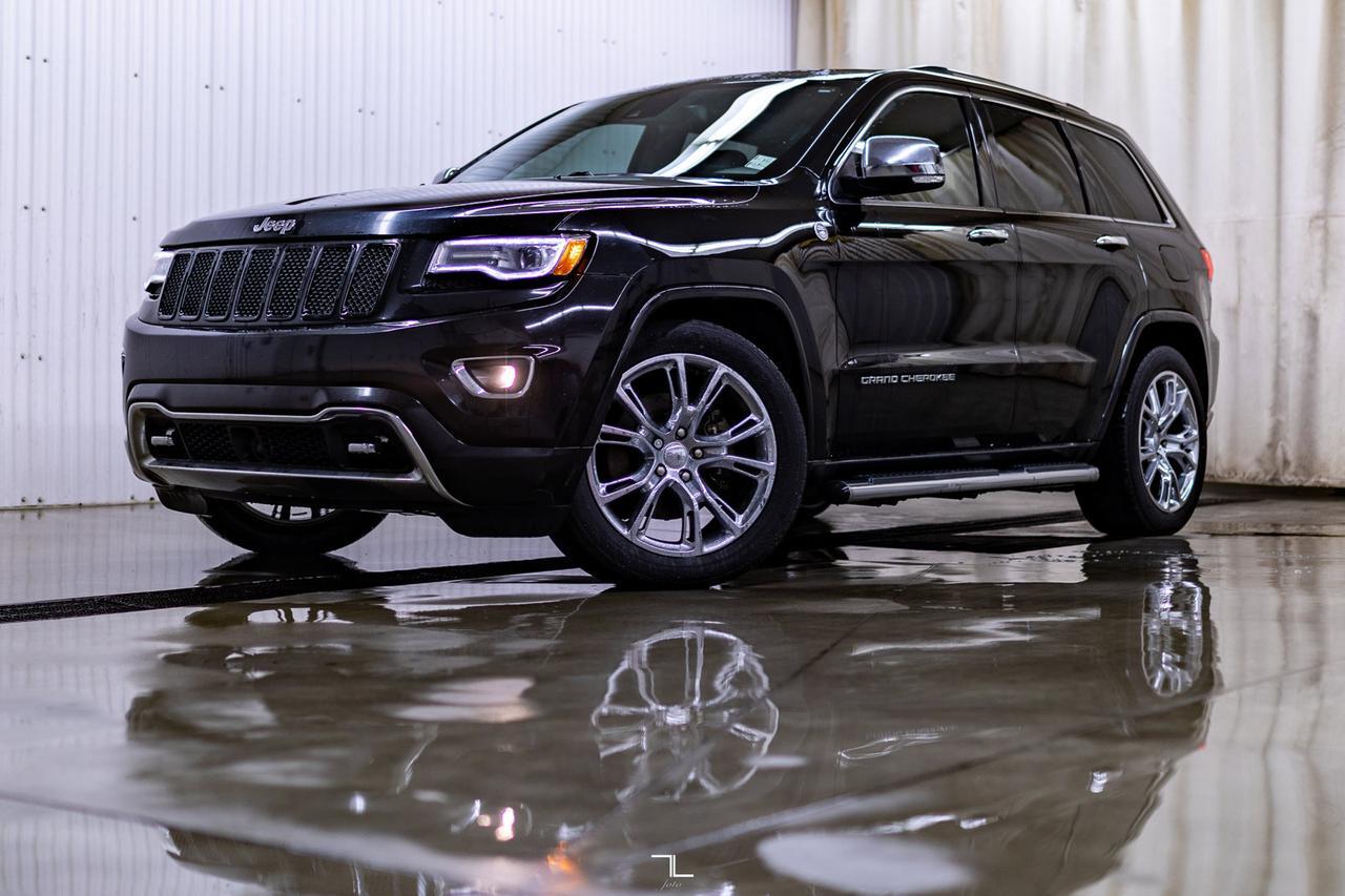 2014 Jeep Grand Cherokee 4x4 Overland Leather Roof Nav Red Deer AB