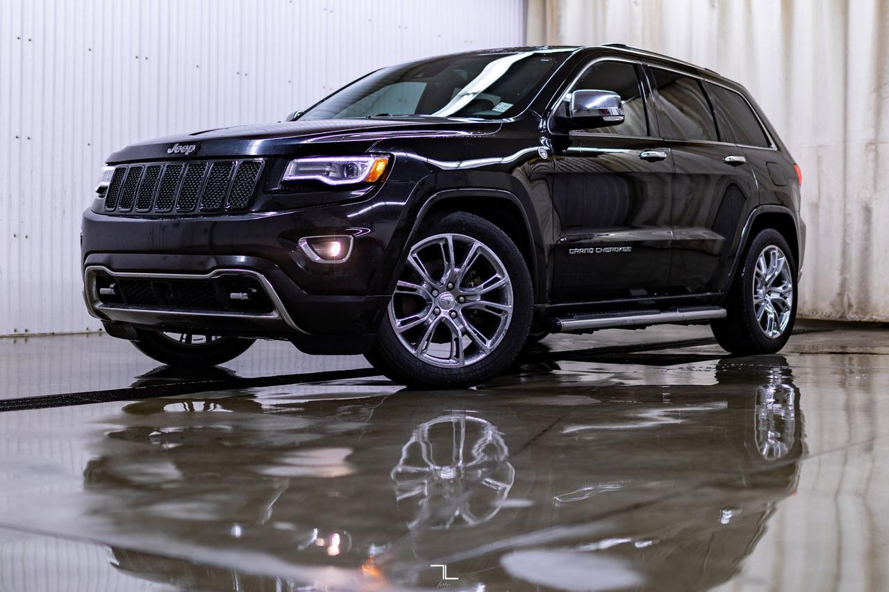 2014 Jeep Grand Cherokee 4x4 Overland Leather Roof Nav Red Deer AB