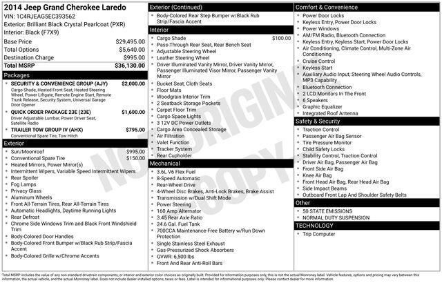 2014 Jeep Grand Cherokee Laredo