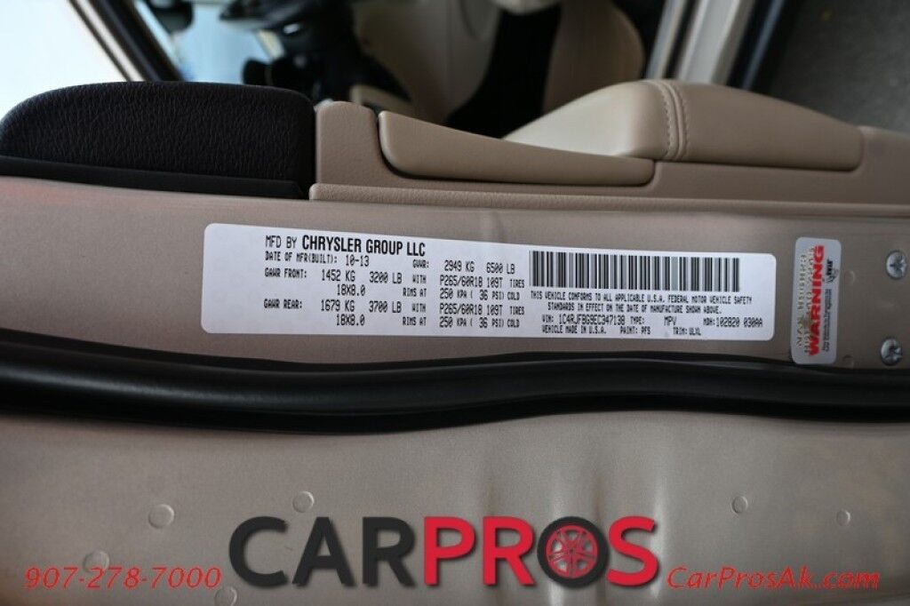 2014 Jeep Grand Cherokee Limited - 3.6L V6 - 4X4 - Front Leather Heated Seats & Steering Wheel - 2nd Row Heated Seats - Remote Start - Fog Lights - Bluetooth - Backup Camera Anchorage AK