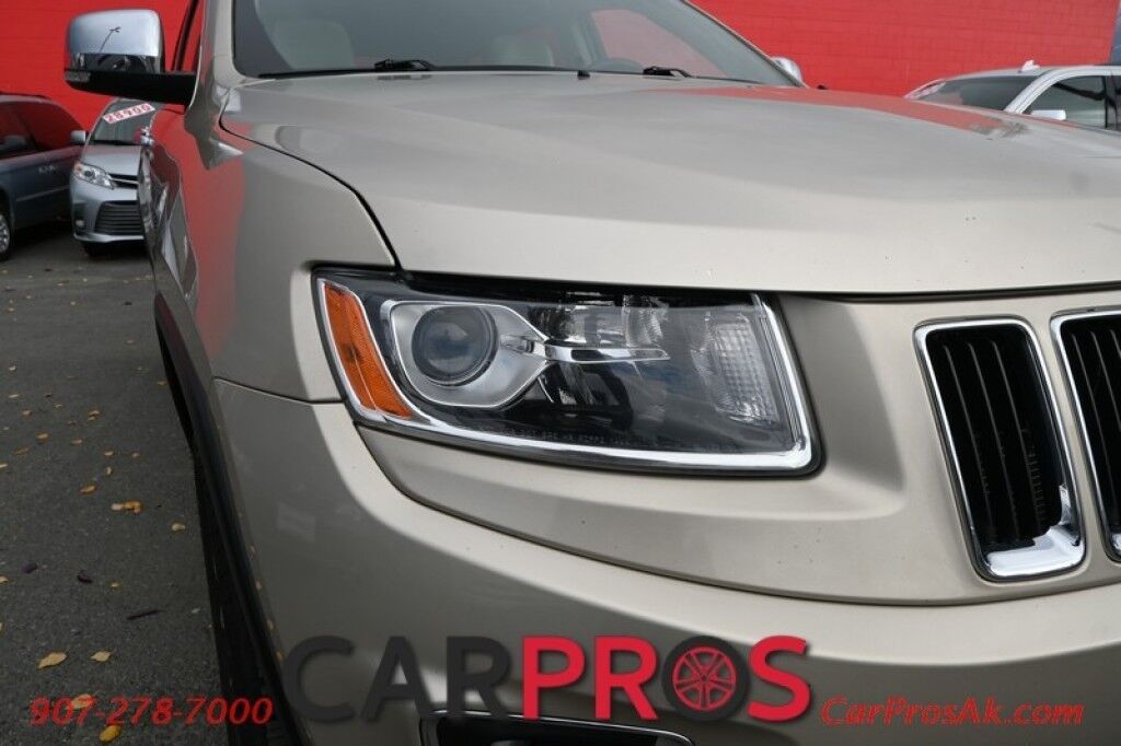 2014 Jeep Grand Cherokee Limited - 3.6L V6 - 4X4 - Front Leather Heated Seats & Steering Wheel - 2nd Row Heated Seats - Remote Start - Fog Lights - Bluetooth - Backup Camera Anchorage AK