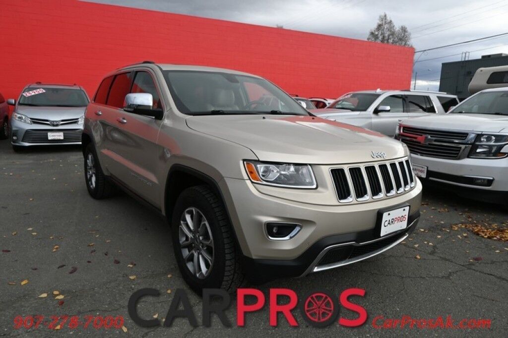 2014 Jeep Grand Cherokee Limited - 3.6L V6 - 4X4 - Front Leather Heated Seats & Steering Wheel - 2nd Row Heated Seats - Remote Start - Fog Lights - Bluetooth - Backup Camera Anchorage AK