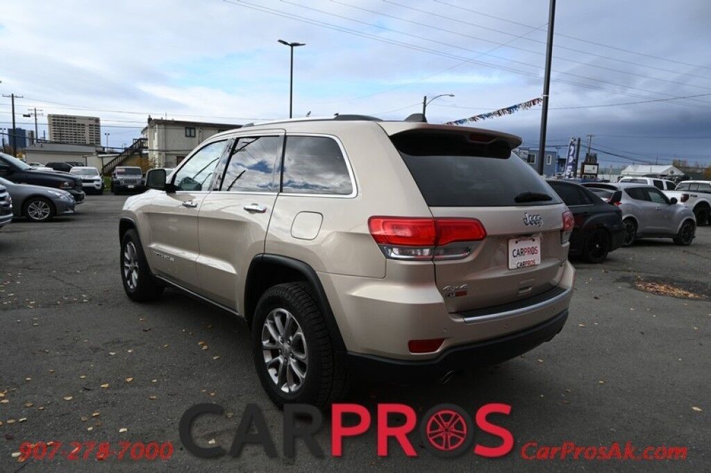 2014 Jeep Grand Cherokee Limited - 3.6L V6 - 4X4 - Front Leather Heated Seats & Steering Wheel - 2nd Row Heated Seats - Remote Start - Fog Lights - Bluetooth - Backup Camera Anchorage AK