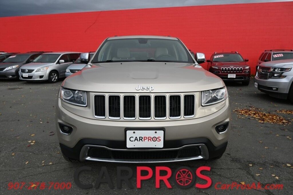 2014 Jeep Grand Cherokee Limited - 3.6L V6 - 4X4 - Front Leather Heated Seats & Steering Wheel - 2nd Row Heated Seats - Remote Start - Fog Lights - Bluetooth - Backup Camera Anchorage AK