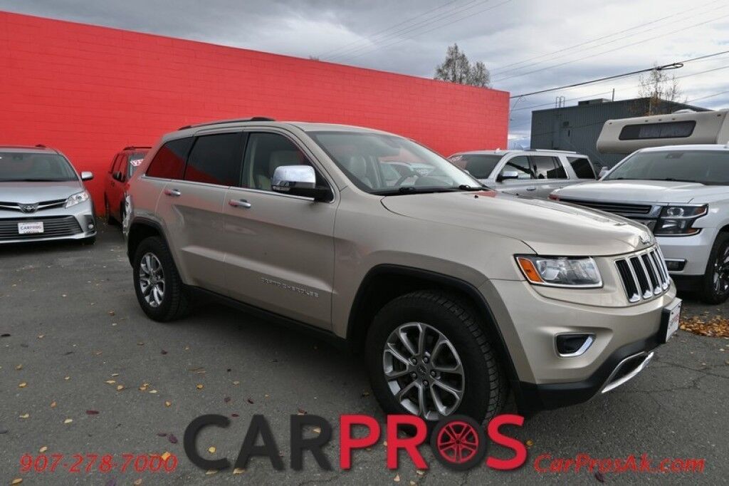2014 Jeep Grand Cherokee Limited - 4X4 - Front & Rear Heated Leather Seats - Heated Steering Wheel - Sunroof - Remote Start - Power Liftgate - Fog Lights - Bluetooth - Backup Camera Anchorage AK