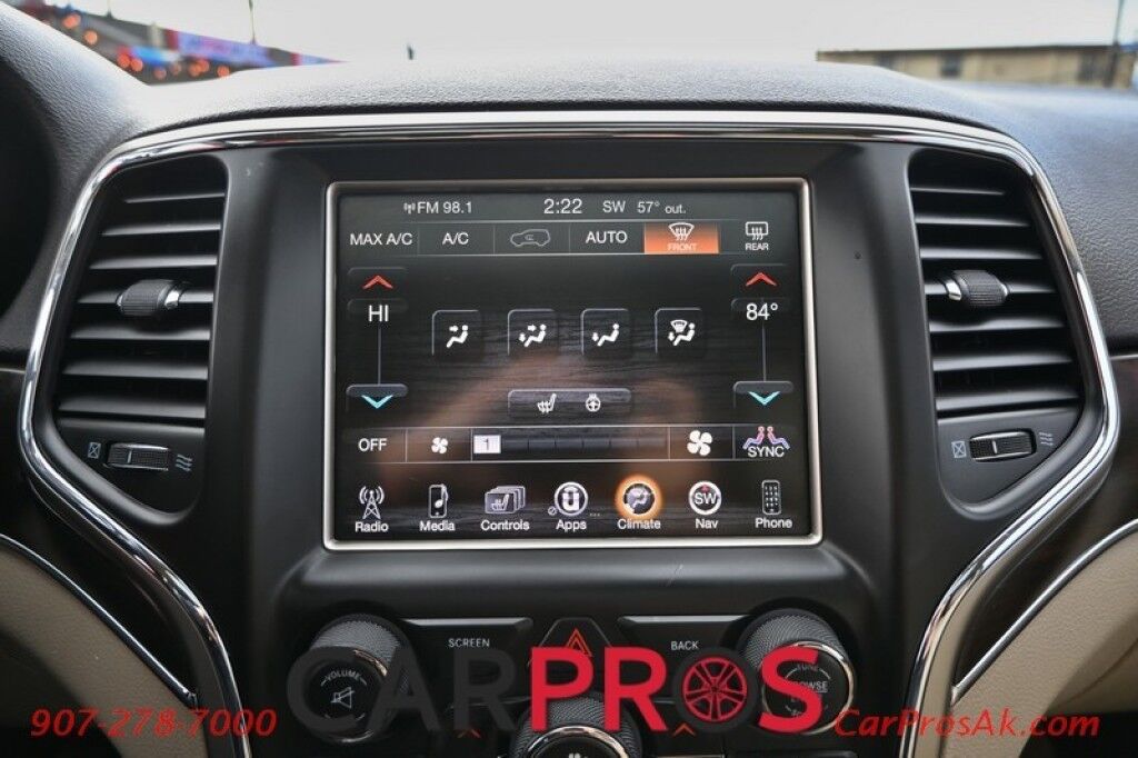 2014 Jeep Grand Cherokee Limited - 4X4 - Front & Rear Heated Leather Seats - Heated Steering Wheel - Sunroof - Remote Start - Power Liftgate - Fog Lights - Bluetooth - Backup Camera Anchorage AK