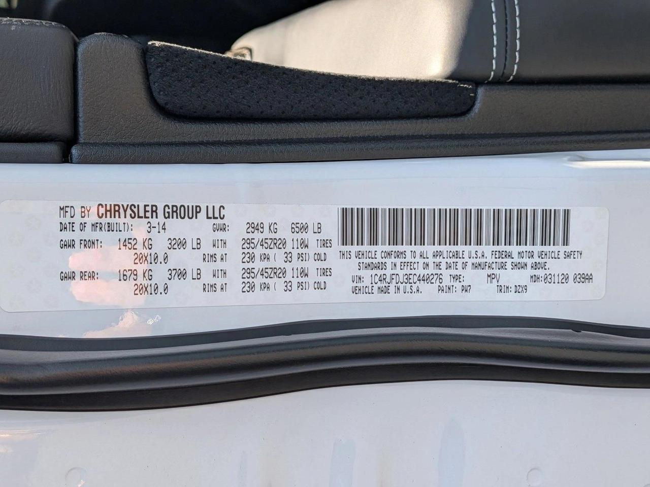 2014 Jeep Grand Cherokee SRT8 Roseville CA