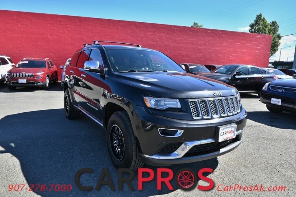 2014 Jeep Grand Cherokee Summit - 5.7 V8 - Automatic - 4X4 - Front Leather Heated/Cooled Seats - Heated Steering Wheel - Rear Heated Seats - Navigation - Bluetooth - Backup Camera - Remote Start - Panoramic Moonroof - Tow Package Anchorage AK