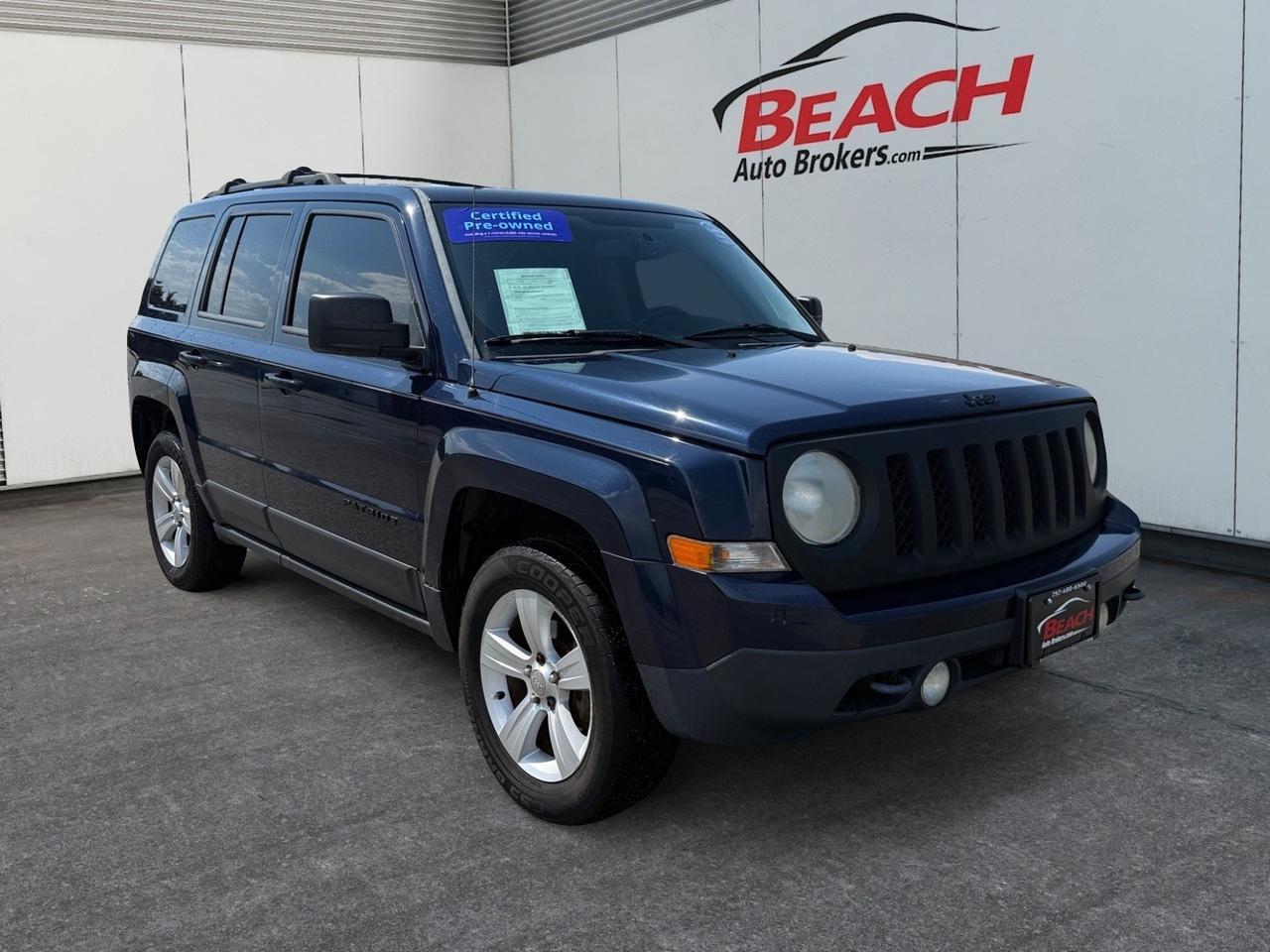 2014 Jeep Patriot Latitude, HEATED SEATS, SUNROOF, BLUETOOTH, POWER/HEATED MIRRORS, UNIVERSAL GARAGE DOOR OPENER, KEYLESS ENTRY, COME AND TEST DRIVE THIS JEEP PATRIOT TODAY!
