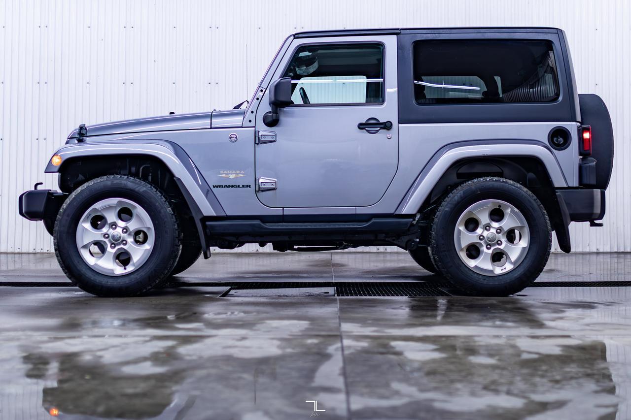 2014 Jeep Wrangler 4x4 Sahara 2 Door Manual Nav Red Deer AB