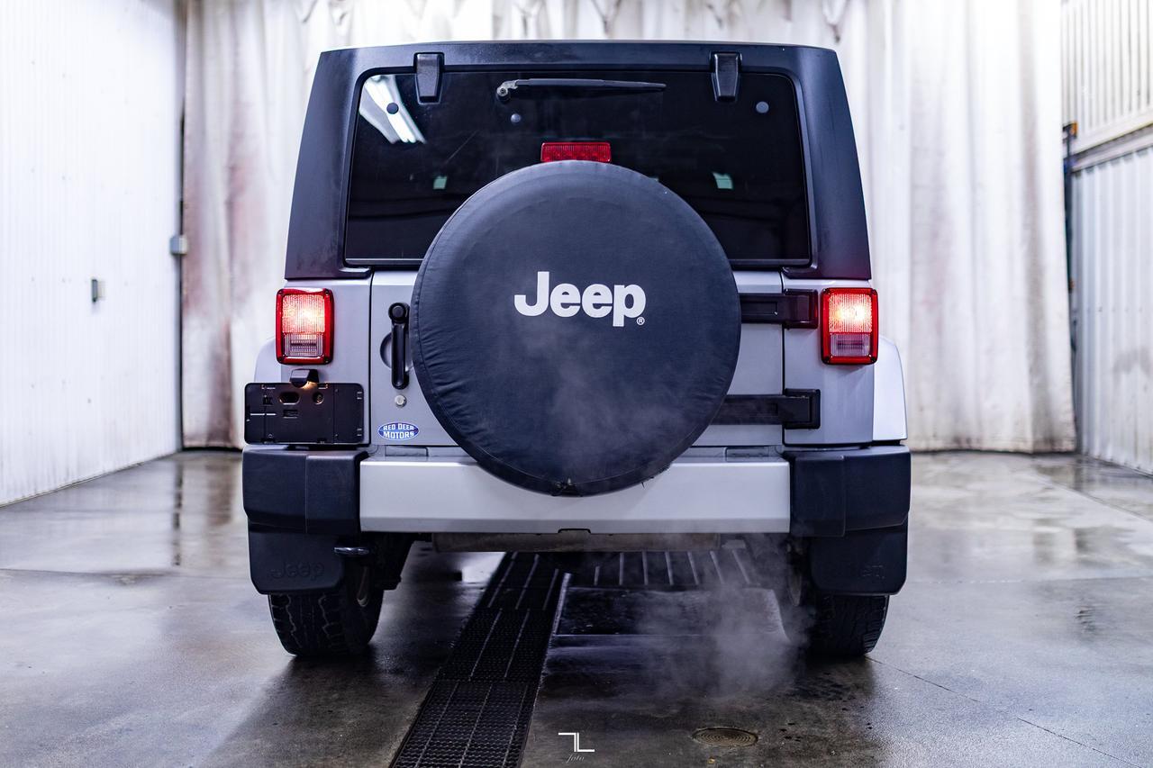 2014 Jeep Wrangler 4x4 Sahara 2 Door Manual Nav Red Deer AB