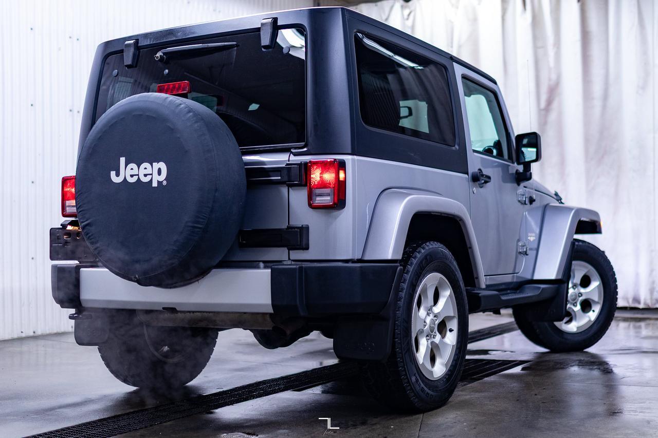 2014 Jeep Wrangler 4x4 Sahara 2 Door Manual Nav Red Deer AB