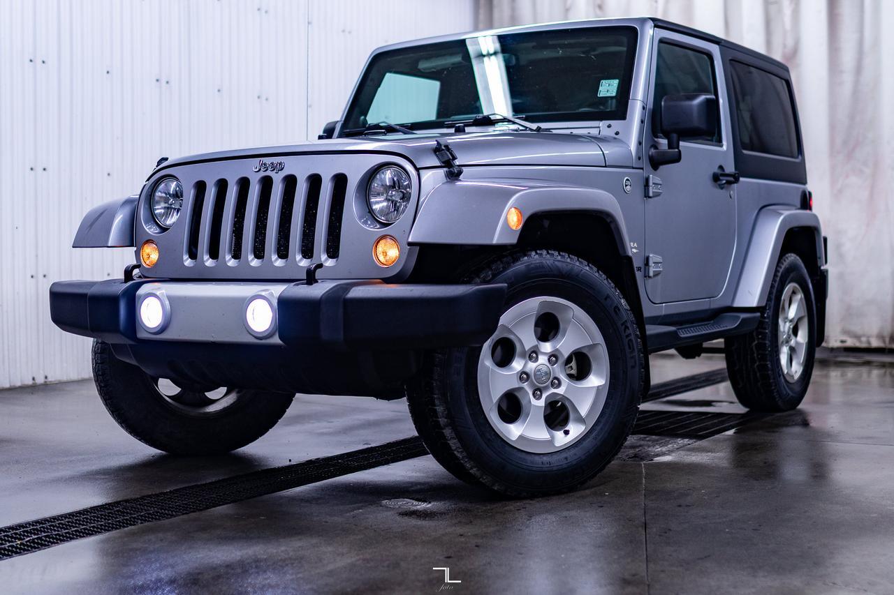 2014 Jeep Wrangler 4x4 Sahara 2 Door Manual Nav Red Deer AB