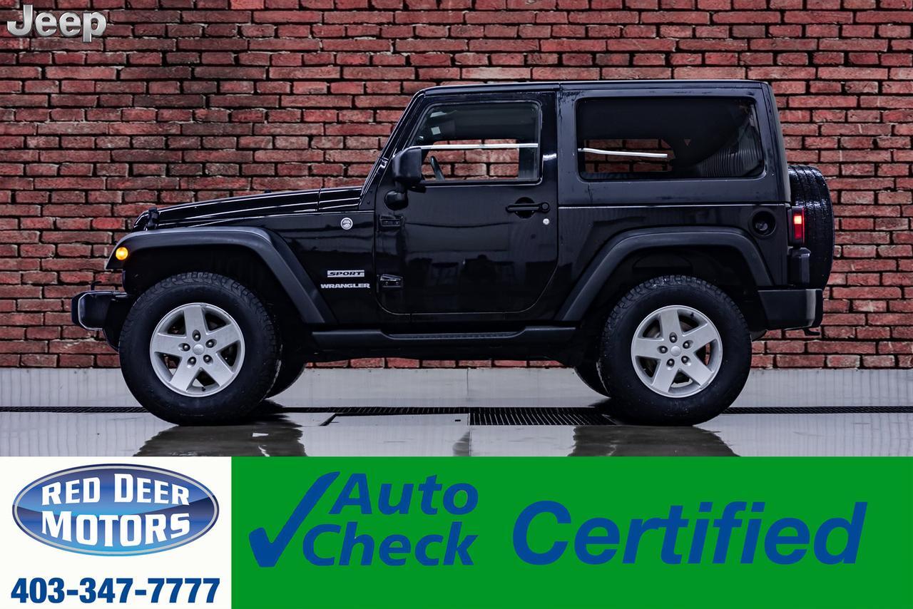 2014 Jeep Wrangler 4x4 Sport Manual Red Deer AB