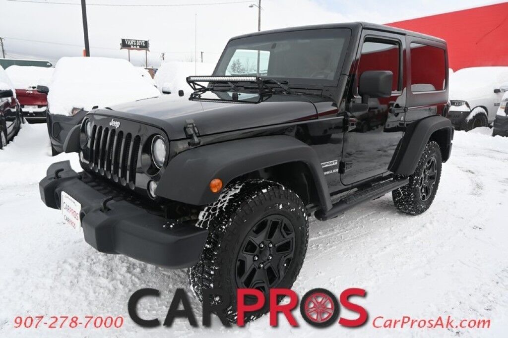 2014 Jeep Wrangler Sport - 3.6L V6 - 4X4 - Automatic - Hard Top - Fog Lights - 30 Light Bar - Tow Package Anchorage AK